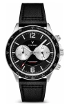 Vincero The Apex Chronograph Leather Strap Watch, 42mm In Reverse Panda