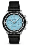 Vincero The Apex Prism Chronograph Leather Strap Watch, 42mm