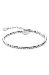 Vincero The Beaded Chain Bracelet In Silver