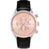 Vincero The Chrono S2 Salmon Leather Strap Watch, 43mm In Salmon