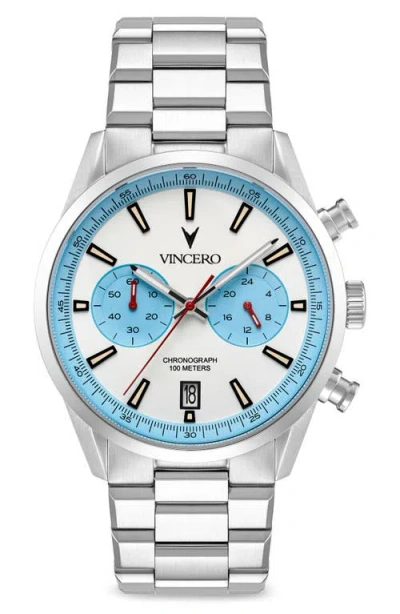 Vincero The Chrono S3 Chronograph Bracelet Watch, 43mm