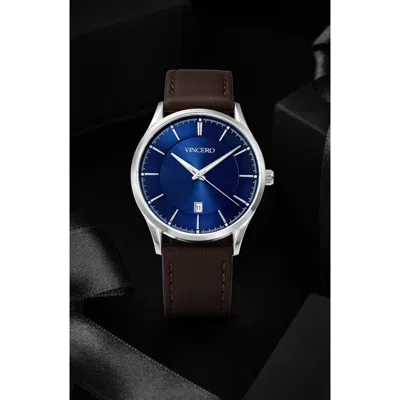 Vincero The Kairos Leather Strap Watch, 38mm In Multi