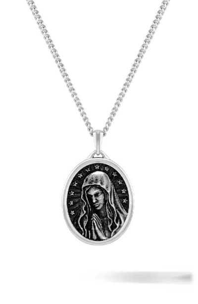 Vincero Virgin Mary Pendant Necklace In Metallic