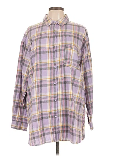 Pre-owned Vine & Love 3/4 Sleeve Blouse In Purple