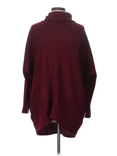 Pre-owned Vine & Love Kimono In Burgundy