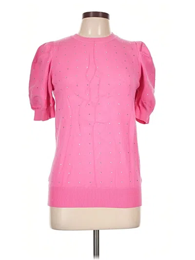 Pre-owned Vine & Love Pullover Sweater In Pink