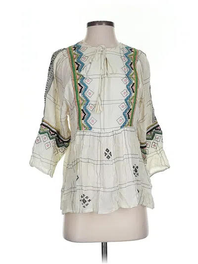 Pre-owned Vineet Bahl 3/4 Sleeve T-shirt In White