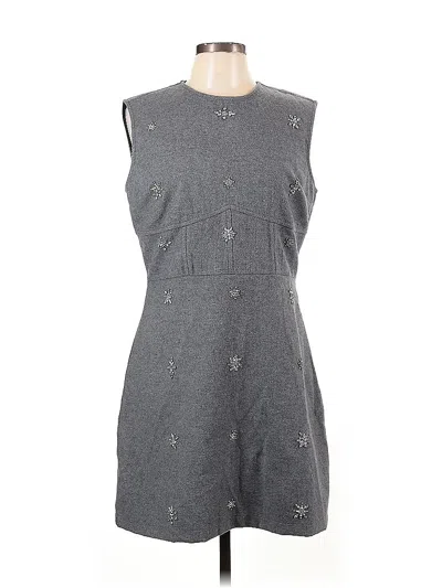 Pre-owned Vineet Bahl Casual Dress In Gray