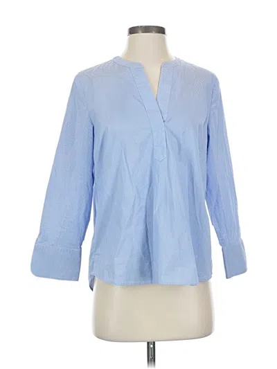 Pre-owned Vineyard Vines 3/4 Sleeve Blouse In Blue