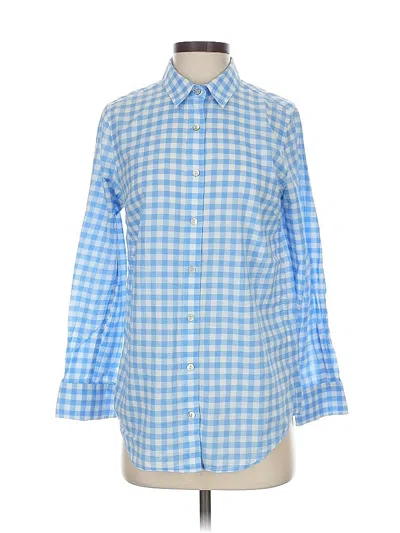 Pre-owned Vineyard Vines 3/4 Sleeve Button Down Shirt In Blue