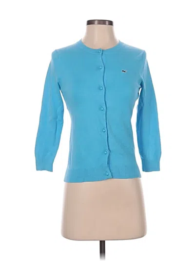 Pre-owned Vineyard Vines 3/4 Sleeve Button Down Shirt In Blue