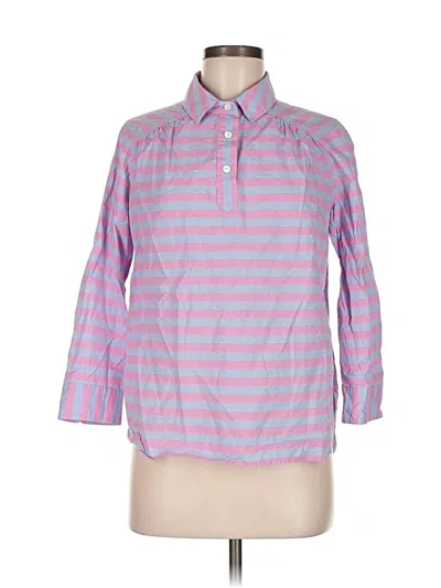 Pre-owned Vineyard Vines 3/4 Sleeve Button Down Shirt In Pink