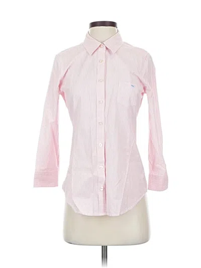 Pre-owned Vineyard Vines 3/4 Sleeve Button Down Shirt In Pink