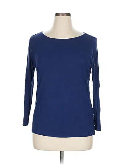 Pre-owned Vineyard Vines 3/4 Sleeve T-shirt In Blue