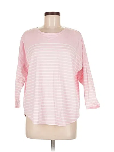 Pre-owned Vineyard Vines 3/4 Sleeve T-shirt In Pink