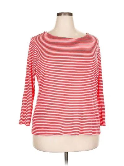 Pre-owned Vineyard Vines 3/4 Sleeve T-shirt In Red