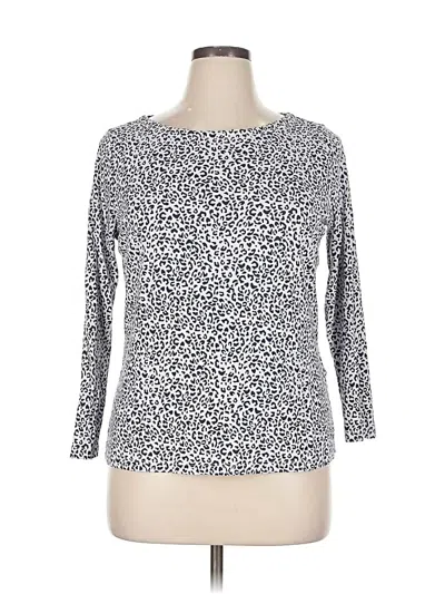 Pre-owned Vineyard Vines 3/4 Sleeve T-shirt In Silver