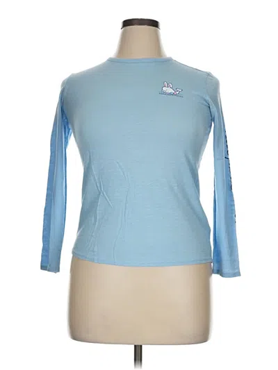 Pre-owned Vineyard Vines 3/4 Sleeve T-shirt In Blue