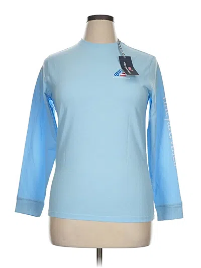 Pre-owned Vineyard Vines 3/4 Sleeve T-shirt In Blue