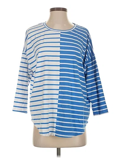 Pre-owned Vineyard Vines 3/4 Sleeve T-shirt In Blue