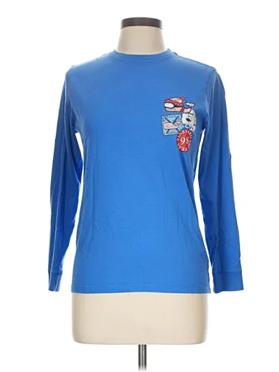 Pre-owned Vineyard Vines 3/4 Sleeve T-shirt In Blue