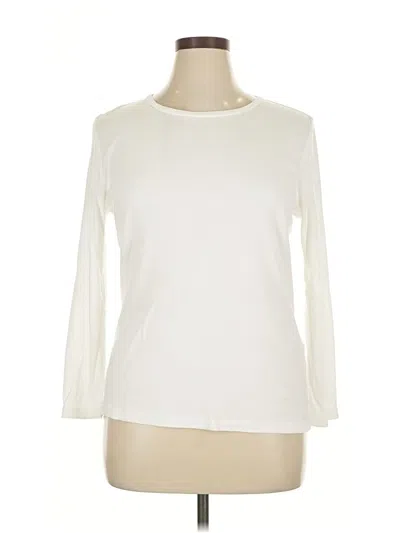 Pre-owned Vineyard Vines 3/4 Sleeve T-shirt In Ivory