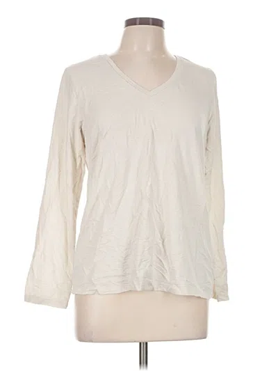 Pre-owned Vineyard Vines 3/4 Sleeve T-shirt In Ivory