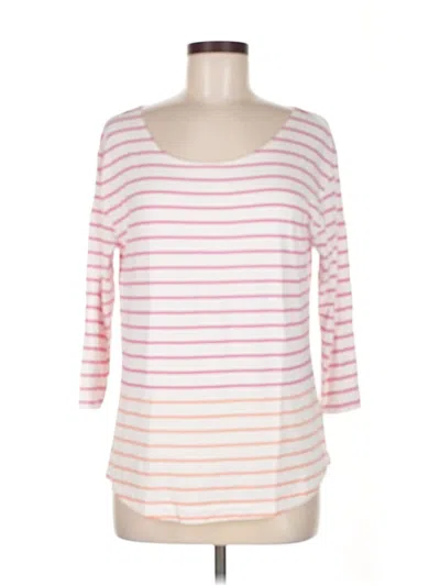 Pre-owned Vineyard Vines 3/4 Sleeve T-shirt In Pink