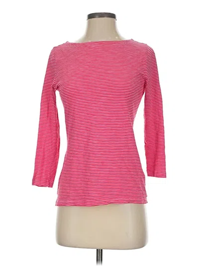 Pre-owned Vineyard Vines 3/4 Sleeve T-shirt In Pink