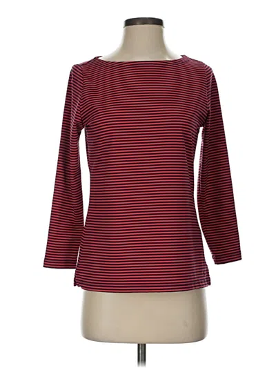 Pre-owned Vineyard Vines 3/4 Sleeve T-shirt In Red