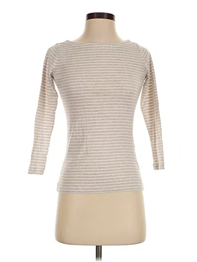 Pre-owned Vineyard Vines 3/4 Sleeve T-shirt In Tan