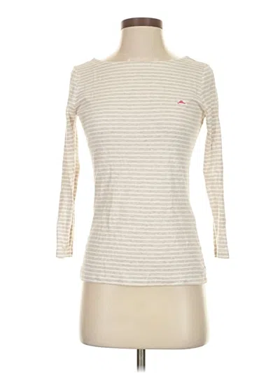 Pre-owned Vineyard Vines 3/4 Sleeve T-shirt In White