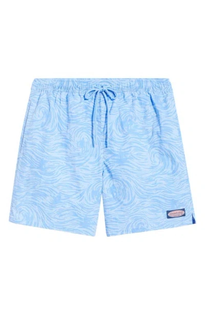 Vineyard Vines 6-inch Island Swim Trunks In Blue
