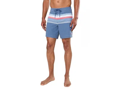 Vineyard Vines 7 Boardshorts Men's Swimwear Stripe-moonshine: 34 In Multi