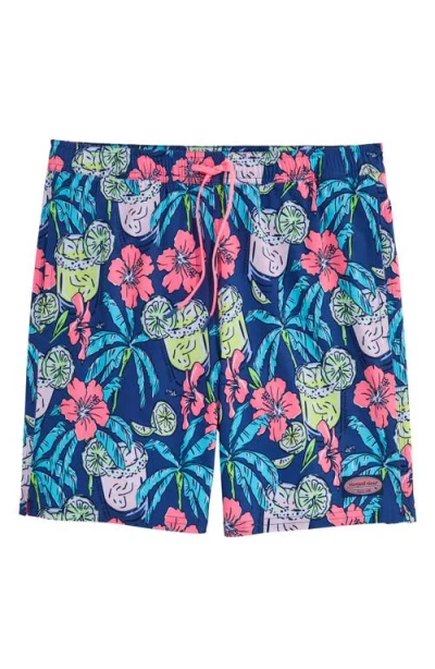 Vineyard Vines 7-inch Chappy Swim Trunks In Blue
