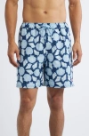 Vineyard Vines 7-inch Chappy Swim Trunks In Shell Toss Navy