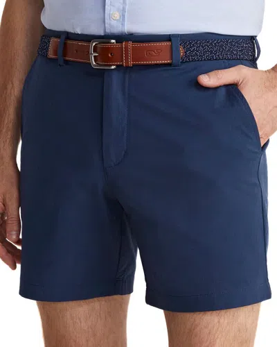 Vineyard Vines 7 On The Go Shorts In Navy