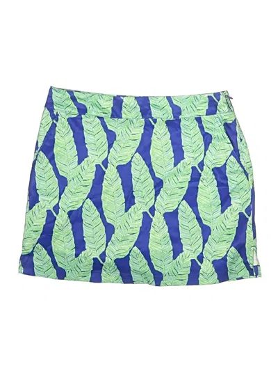 Pre-owned Vineyard Vines Active Skort In Green