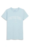 Vineyard Vines Arch Logo Graphic T-shirt In Blue