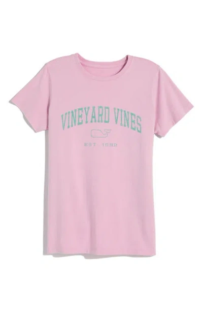 Vineyard Vines Arch Logo Graphic T-shirt In Summer Mauve