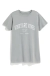 Vineyard Vines Arch Logo Graphic T-shirt In Ultimate Gray
