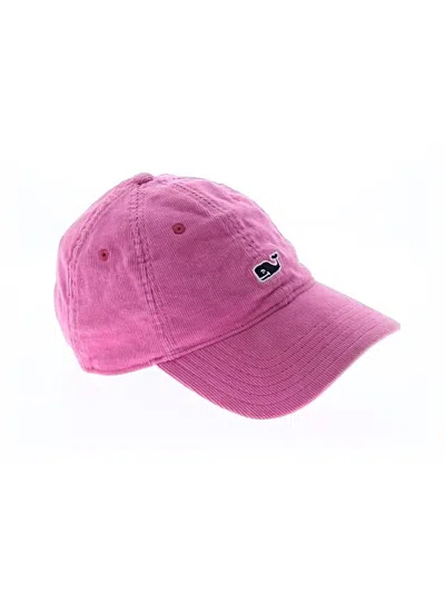 Pre-owned Vineyard Vines Baseball Cap In Pink
