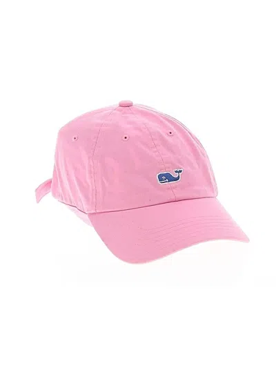 Pre-owned Vineyard Vines Baseball Cap In Pink