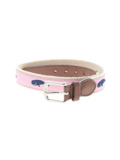 Pre-owned Vineyard Vines Kids' Belt In Pink