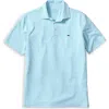 Vineyard Vines Big & Tall Anegada Stripe Sankaty Performance Polo Shirt In White Cap Turqs