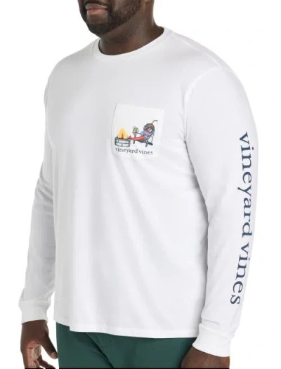 Vineyard Vines Big & Tall Chilly Peppers Graphic Tee In White