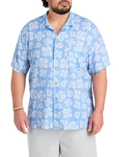 Vineyard Vines Big & Tall Hawaiian Punch Sport Shirt In Blue