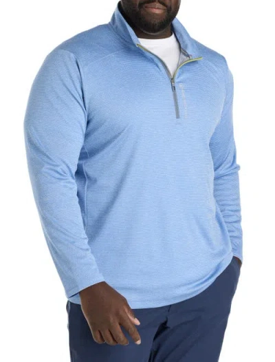 Vineyard Vines Big & Tall Sankaty 1/4-zip Pullover In Coastline