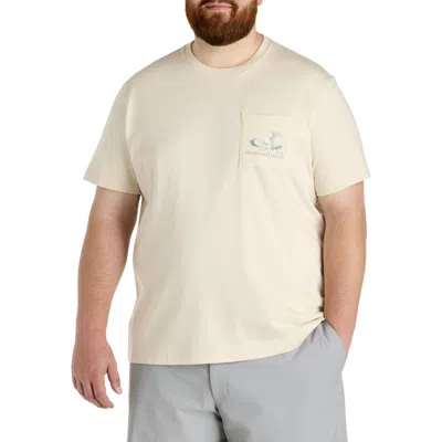 Vineyard Vines Big & Tall Screwdriver Pocket T-shirt In Neutral