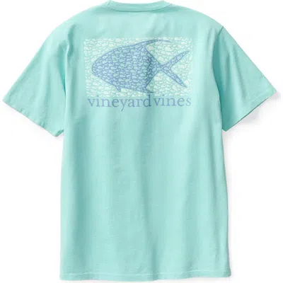 Vineyard Vines Big & Tall Tarpon Whale T-shirt In Blue